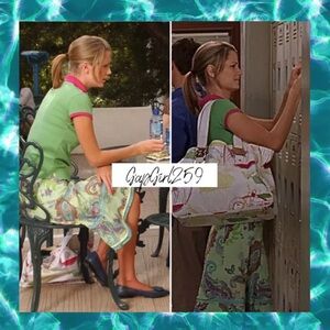 Vintage Y2K Green Paisley Skirt ASO Marissa Cooper on The OC Cynthia Steffe 8